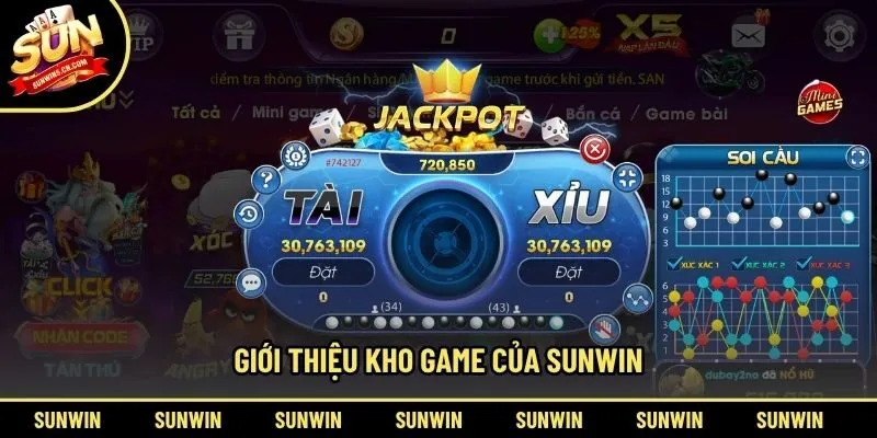 Giới thiệu kho game của Sunwin